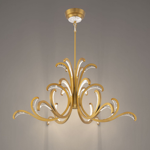 Lombardy LED Pendant in Aged Brass (529|BPD17539AB)