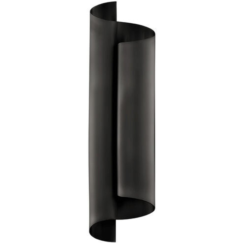 Pirouette LED Wall Sconce in Black (281|WS9452427BK)