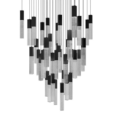 Cinema LED Pendant in Black (281|PD30841SBK)