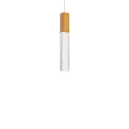 Cinema LED Mini Pendant in Aged Brass (281|PD3081640AB)