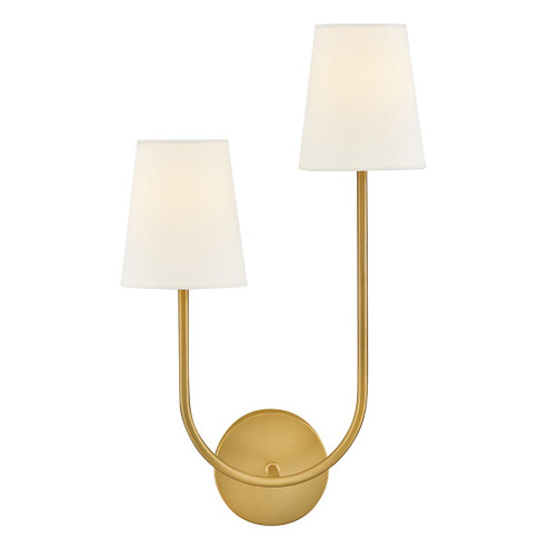 Cora LED Wall Sconce in Lacquered Brass (531|84260LCB)