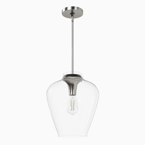 Vidria One Light Pendant in Brushed Nickel (47|49010)