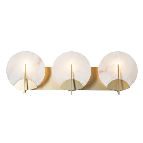 Callisto Three Light Bath Sconce in Modern Brass (39|201057SKT86AR)
