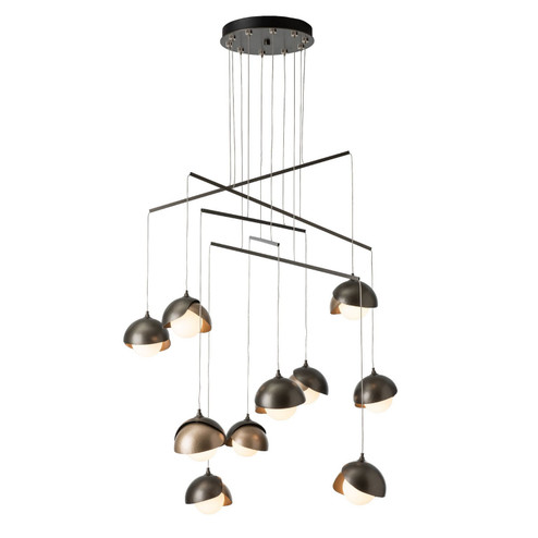 Brooklyn LED Pendant in Dark Smoke (39|131155SKTSTND0789GG0711)
