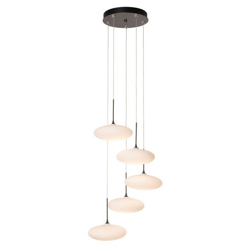 Clouds Clouds 5-Light Pendant in Black (39|131146SKTLONG10GS0818)
