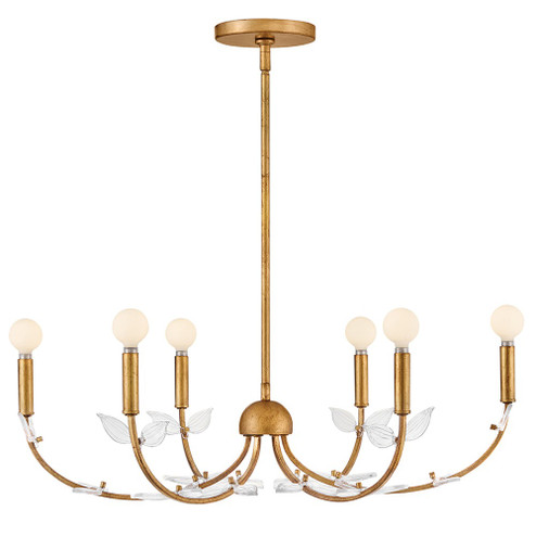 Aliso LED Chandelier in Distressed Brass (13|48286DA)
