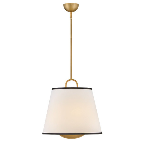 Sonia LED Pendant in Lacquered Brass (13|47517LCBOW)