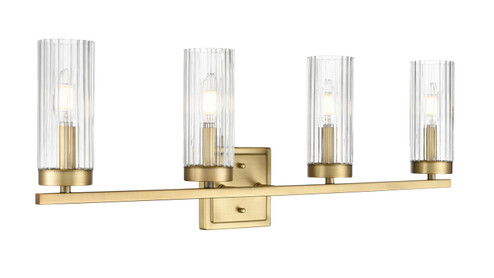 Iversen Four Light Vanity in Vintage Brass (59|46004VB)