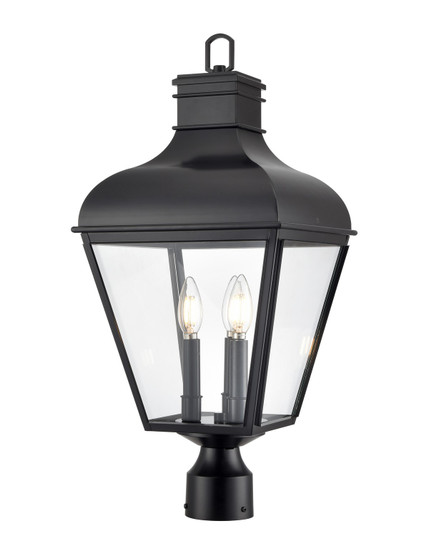 Edenton Three Light Outdoor Post Lantern in Matte Black (59|43203MB)