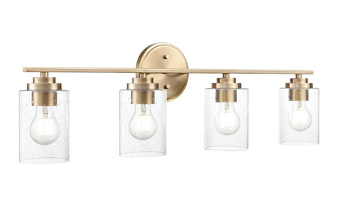 Moven Four Light Vanity in Modern Gold (59|3684MG)