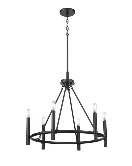 Skyva Six Light Chandelier in Matte Black (59|25656MB)