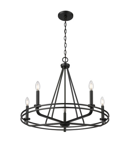 Jody Five Light Chandelier in Matte Black (59|21605MB)