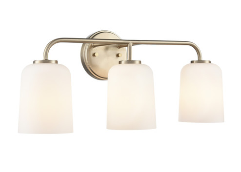 Laphia Three Light Vanity in Modern Gold (59|214203MG)