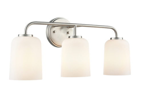 Laphia Three Light Vanity in Brushed Nickel (59|214203BN)