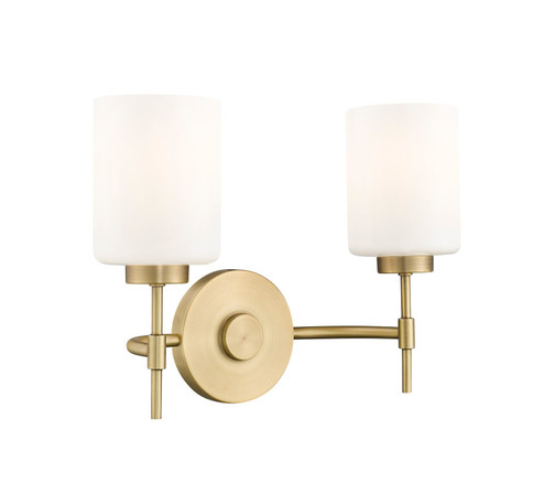 Keylee Two Light Vanity in Vintage Brass (59|19602VB)