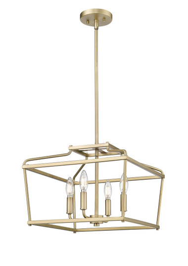 Nellita Four Light Pendant in Vintage Brass (59|19104VB)
