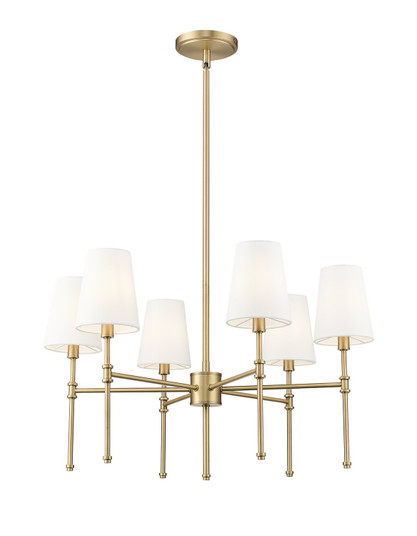 Adorra Six Light Chandelier in Vintage Brass (59|16106VB)