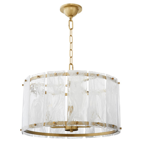 Prestige Four Light Pendant in Aged Brass (19|8575480)