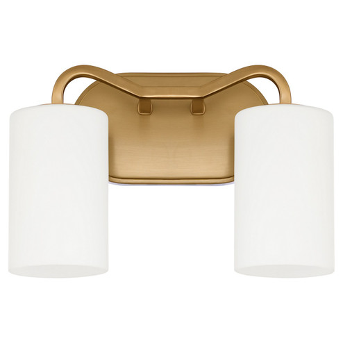 Rutherford Two Light Vanity in Brushed Brass (19|5307247)