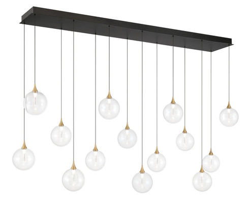 Iissa LED Linear Chandelier in Gold (40|48938013)