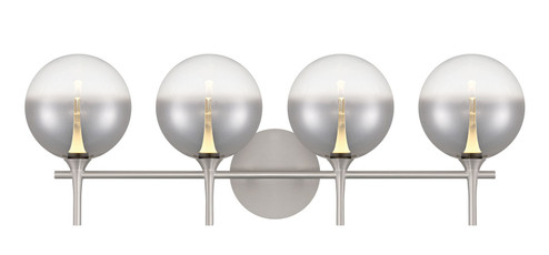 Iissa Four Light Vanity in Nickel (40|48917025)