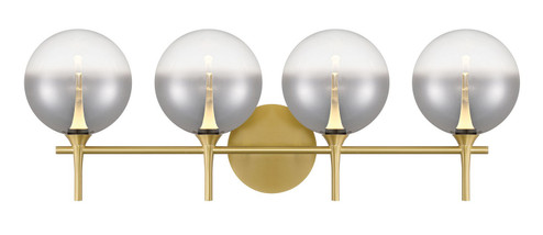 Iissa Four Light Vanity in Gold (40|48916028)