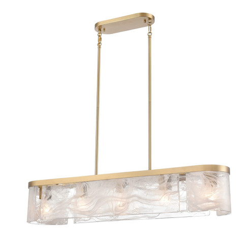 Skye Six Light Island Pendant in Brass (78|AC12175BR)