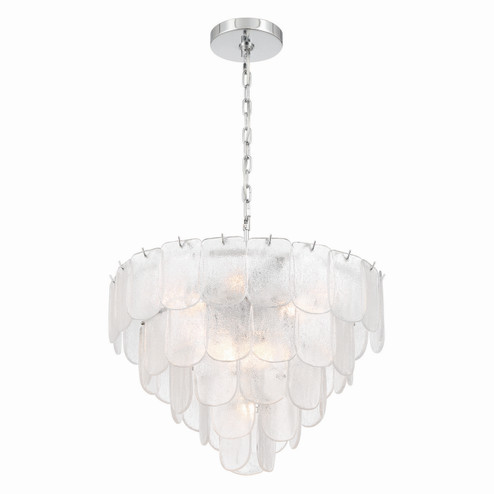 Bianca 12 Light Chandelier in Polished Nickel, Crystalline (78|AC12052CR)