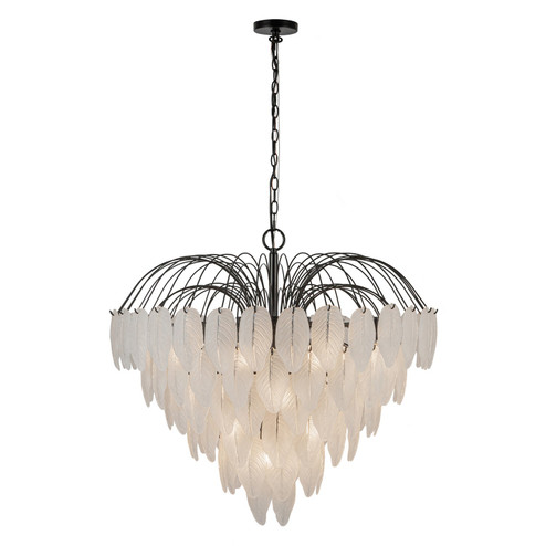 Alessia 24 Light Chandelier in Black (78|AC11783BK)