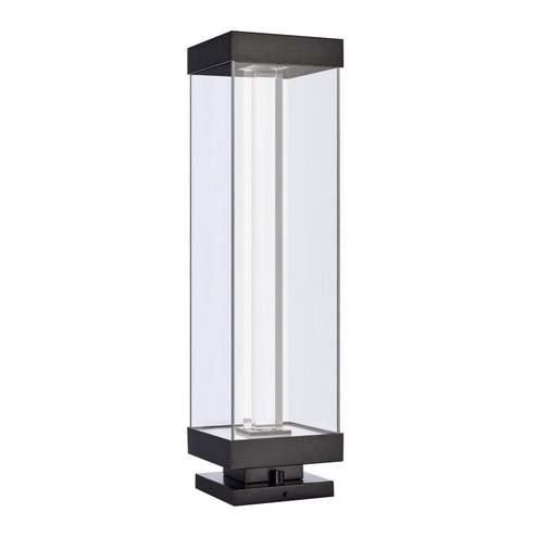 Claro LED Bollard in Matte Black (360|EBP11112LED35SMBK)