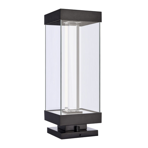 Claro LED Bollard in Matte Black (360|EBP11111LED24SMBK)