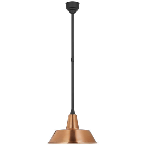 Academy Barn Light LED Pendant in Matte Black (268|TOB5803MBKSC)