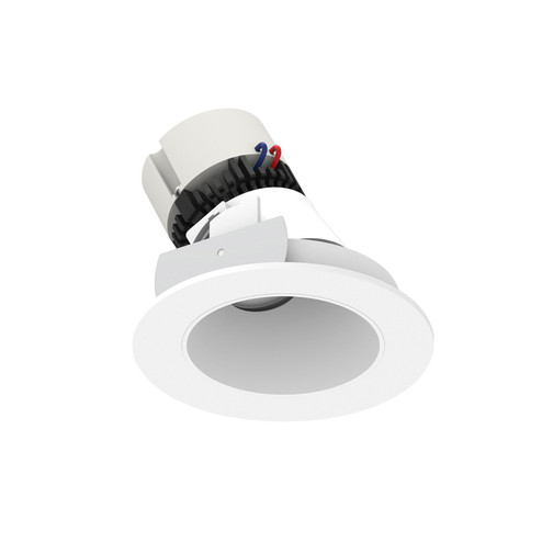 LED Adjustable Slot in Bright White Reflector / Bright White Flange (167|NPR4RSLA30XMPW)