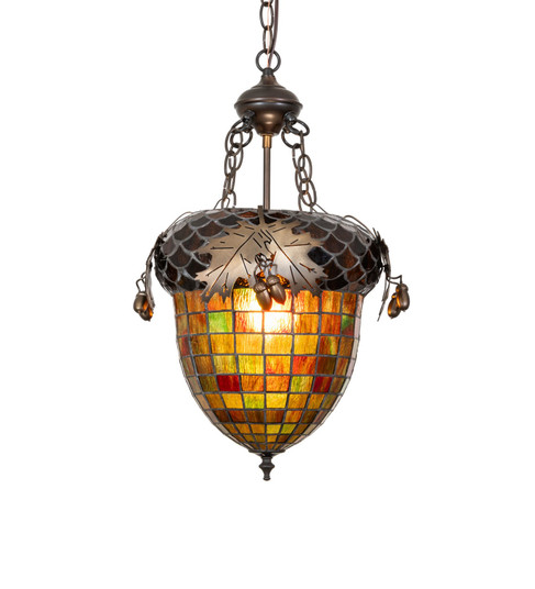 Acorn & Oak Leaf One Light Pendant in Antique Copper (57|281362)