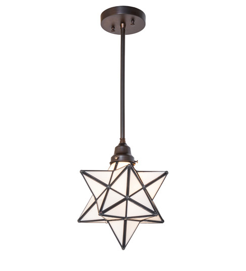 Moravian Star One Light Pendant in Craftsman Brown (57|280032)