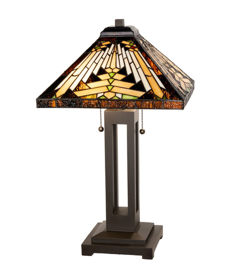 Nuevo Two Light Table Lamp in Mahogany Bronze (57|279996)