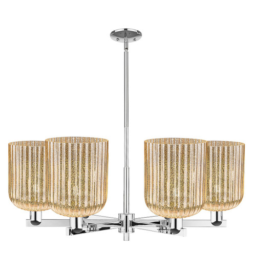 Arcadia Six Light Chandelier in Polished Chrome (405|7166CRPCG5598ME)