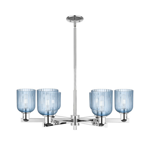 Arcadia Six Light Chandelier in Polished Chrome (405|7166CRPCG5595BL)