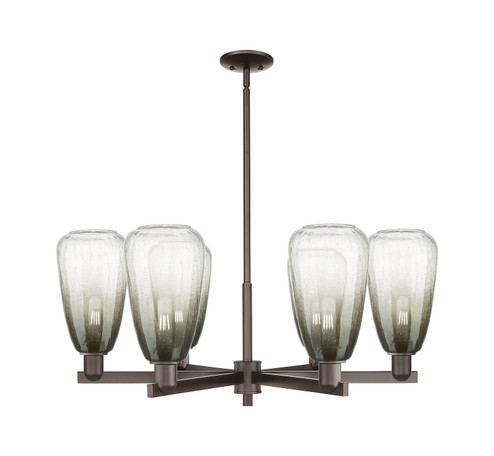 Arcadia Six Light Chandelier in Oil Rubbed Bronze (405|7166CROBG4806SL)
