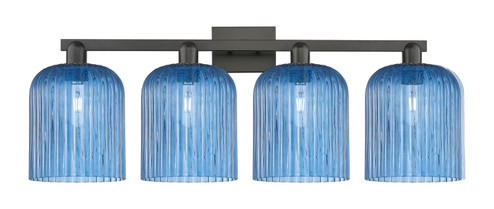 Arcadia Four Light Bath Vanity in Matte Black (405|7164WBKG5598BL)