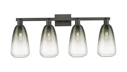Arcadia Four Light Bath Vanity in Matte Black (405|7164WBKG4806SL)