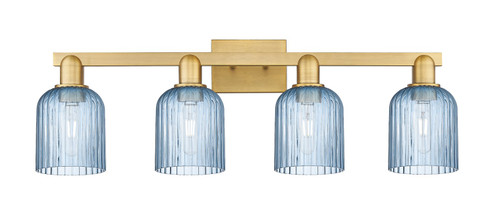 Arcadia Four Light Bath Vanity in Brushed Brass (405|7164WBBG5595BL)