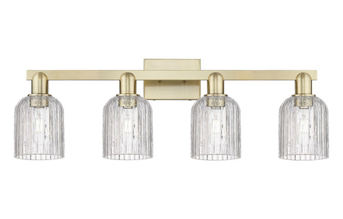 Arcadia Four Light Bath Vanity in Antique Brass (405|7164WABG5595CL)