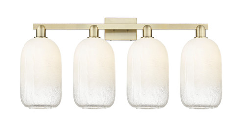 Arcadia Four Light Bath Vanity in Antique Brass (405|7164WABG4827OP)