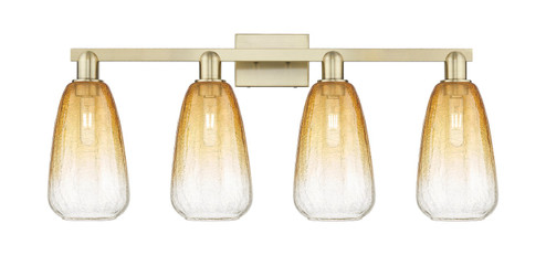 Arcadia Four Light Bath Vanity in Antique Brass (405|7164WABG4806AM)