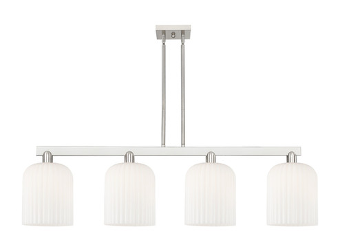 Arcadia Four Light Island Pendant in Brushed Satin Nickel (405|7164ISNG5598GWH)