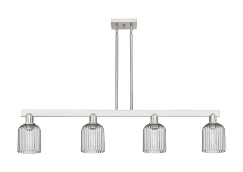 Arcadia Four Light Island Pendant in Brushed Satin Nickel (405|7164ISNG5595SM) Arcadia Four Light Island Pendant in Brushed Satin Nickel (405|7164ISNG5595SM)