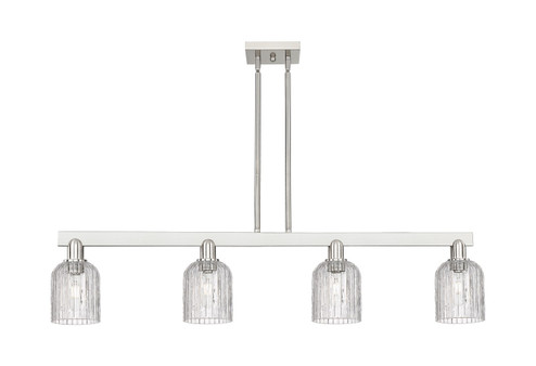 Arcadia Four Light Island Pendant in Brushed Satin Nickel (405|7164ISNG5595CL) Arcadia Four Light Island Pendant in Brushed Satin Nickel (405|7164ISNG5595CL)