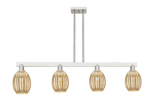 Arcadia Four Light Island Pendant in Brushed Satin Nickel (405|7164ISNG4596ME)