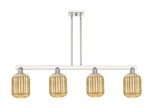 Arcadia Four Light Island Pendant in Polished Nickel (405|7164IPNG4607ME)